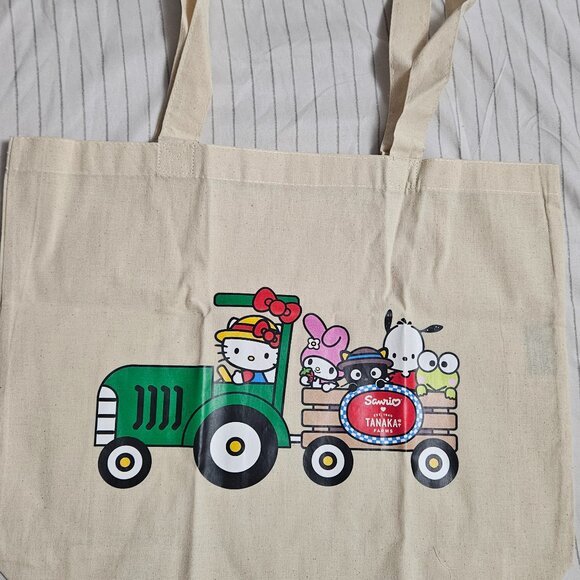 Sanrio Handbags - Canvas tote bag ~ Tanaka Farm Sanrio